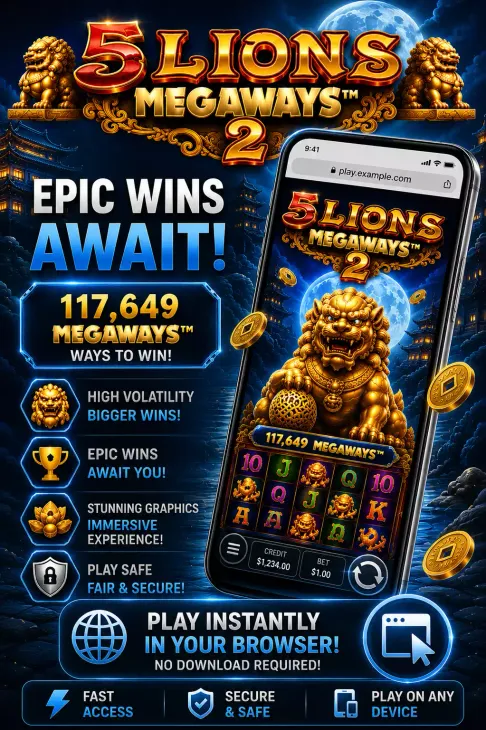Download 5 Lions Megaways 2 Browser EN 1